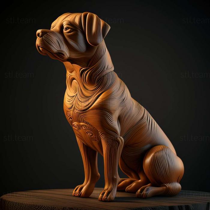 3D модель Собака Тоса іну (STL)